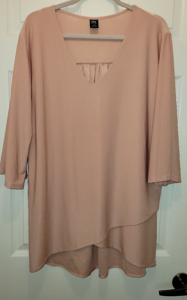 🔔 Bell Sleeve Blush Blouse👚